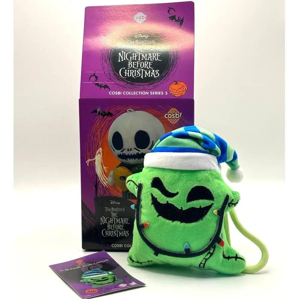 Disney x Cosbi x Nightmare Before Christmas Plush Charm, Oogie Boogie, New